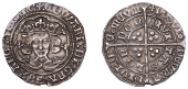 Edward IV (Second reign, 1471-1483), Groat, London, type XVIIIb, mm. pierced cross and pellet, large fleurs on...