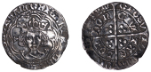 Richard III (1483-1485), Groat, London, mm. sun and rose (no.1), nothing below bust, 2.97g/12h (Winstanley 1; N...