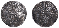 Richard III (1483-1485), Groat, London, mm. sun and rose (no.1), nothing below bust, 2.97g/12h (Winstanley 1; N...