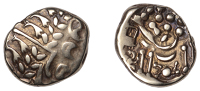 British Iron Age, BELGAE, Uninscribed issues, gold Stater, British B [Chute type], degraded head of Apollo right,...