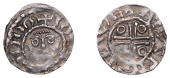 Ireland, John (as Lord), Penny, class 1b, Dublin, Adam, adam on dwe, 0.68g/12h (S 6205). Lower obverse weak (and...