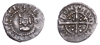 Henry VIII (1509-1547), Second coinage, Halfpenny, London, mm. arrow on obv. only, saltire before civi and lon,...