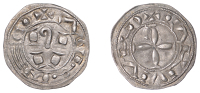 France: Feudal, ALBI, anonymous 11th century Denier in the name of Raimond, 1.04g/3h (Duplessy 1179). Good very...