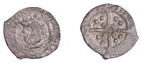 Henry VIII (1509-1547), Third coinage, Halfpenny, Tower, no mm., Lombardic lettering, trefoil stops, rev....