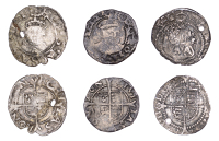 Henry VIII, First coinage, Penny, London, mm. crowned portcullis with chains on obv. only, 0.60g/2h (N 1773; S...