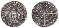 Edward III (1327-1377), Pre-Treaty period, Groat, series Ga, London, mm. cross 3, annulet below bust and in one...