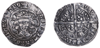 Edward IV (First reign, 1461-1470), Light coinage, Groat, class VII, London, mm. crown, quatrefoils by neck, large...