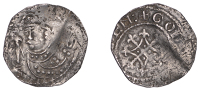 Henry I (1100-1135), Penny, Quadrilateral on Cross Fleury type [BMC XV], London, Godric, god[ric : on : lvn]den :,...