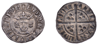 Edward I (1272-1307), Penny, class 7a, London, rose on breast, wide crown with outward-curving sides, straight...