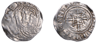 Henry I (1100-1135), Penny, Quadrilateral on Cross Fleury type [BMC XV], London, Baldwin, baldepin · on ·...