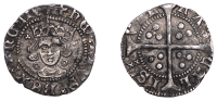 Henry VI (First reign, 1422-1461), Annulet-Trefoil/Annulet issue mule, Penny, Calais, mm. cross V on obv. only,...