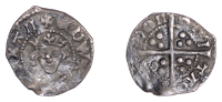 Edward I (1272-1307), Farthing, class 10, London, 0.29g/10h (SCBI North 1029ff; N 1058; S 1450). About very fine for...