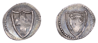 Commonwealth (1649-1660), Halfpenny, 0.22g/3h (ESC 230; N 2730; S 3223). Very fine for issue, blue-grey tone 	...