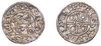 Cnut (1016-1035), Penny, Pointed Helmet type, Winchester, Ælfstan, ælfstan on pinc, 1.17g/12h (BEH 3685ff; N 787;...