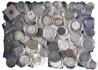 Victoria, Penny, 1854 (S 3948); together with 19th and 20th century Crowns (2), Double-Florins (4), Halfcrowns (45),...