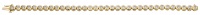 A diamond line bracelet, set with brilliant-cut diamonds in collet settings, stamped ‘18K’, total diamond weight...