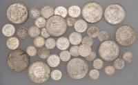 Miscellaneous, BOLIVIA, Republic, Half-Boliviano or 50 Centavos (9), 1894, 1895 (3), 1896 (4), 1897, all Potosi (KM...