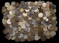 Miscellaneous, Miscellaneous World coins in base metals (approx. 200+), various types [Lot]. Varied state	 £150-£200