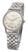 Longines. A stainless steel wristwatch, Ref. 6884, Jamborre, circa 1963.
Movement: cal. 280, manual winding, 17...