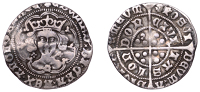 Edward IV (First reign, 1461-1470), Light coinage, Groat, class Vc, London, mm. rose, quatrefoils by neck, rose on...
