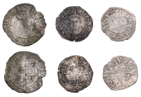Henry VIII, Posthumous coinage, Pennies (2), London, no mm., 0.46g/6h, Canterbury, no mm., 0.47g/9h (N 1883, 1887; S...