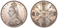 Victoria (1837-1901), Double-Florin, 1887, Roman I in date (ESC 2695; S 3922). About extremely fine	 £60-£80