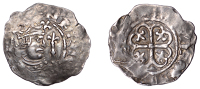 Stephen (1135-1154), Penny, Cross Moline type [BMC I], possibly Norwich or Nottingham, moneyer uncertain, bust right...
