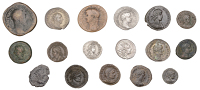 Multiple Roman Lots, Roman coins, in silver (3), base metal (14) [17]. Varied state	 £40-£60
