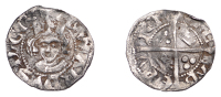 Edward III (1327-1377), First coinage, Farthing, Berwick-upon-Tweed, class 7 [Blunt VIIIb], bear’s head in second...