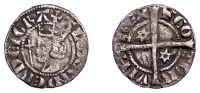 Scotland, Alexander III, second coinage, Halfpenny, mm. cross pattée, rev. two mullets of six points, 0.66g/12h...