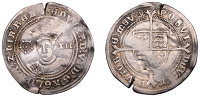 Edward VI (1547-1553), Third period, Fine issue, Shilling, mm. y, 5.80g/5h (N 1937; S 2482). Crease marks, good fine...