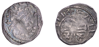 Stephen (1135-1154), Penny, Cross Moline type, Southern variant, Southampton, Sanson, san[–––]nt around voided...
