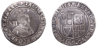 James I (1603-1625), First coinage, Shilling, mm. lis, second bust, 5.68g/10h (N 2073; S 2646). Fine, a little weak...