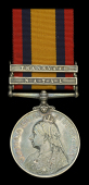 Queen’s South Africa 1899-1902, 2 clasps, Natal, Transvaal (406 Pte. H. O. Baker. Post Office Corps) good very...