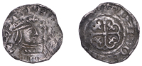 Stephen (1135-1154), Penny, Cross Moline type [BMC I], Norwich, Waldher, [–––]tier : on : n[––], 1.25g/8h...