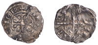 Stephen (1135-1154), Penny, Cross Moline type, Norwich, Eadstan, edst[–––] nor, struck from an obv. die...