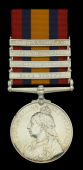 Queen’s South Africa 1899-1902, 4 clasps, Cape Colony, Paardeberg, Driefontein, Johannesburg (16151. Serjt. F. A....