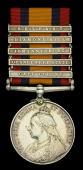 Queen’s South Africa 1899-1902, 5 clasps, Cape Colony, Orange Free State, Johannesburg, Diamond Hill, Belfast...