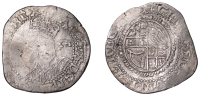 Charles I (1625-1649), Worcester mint, Shilling, mm. pear on rev. only, bust of rather crude style, uncrowned oval...