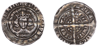 Edward III (1327-1377), Pre-Treaty period, Halfgroat, series C, London, mm. cross 1, 2.28g/12h (N 1148; S 1574)....