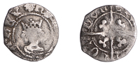 Richard III (1483-1485), Halfpenny, London, type 5?, mm. sun and rose, small face, 0.48g/6h (N 1688; S 2171). Fine...
