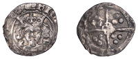 Richard III (1483-1485), Penny, York, Abp Rotherham, mm. boar’s head, t and upright key by neck, rev. quatrefoil...