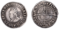 Elizabeth I (1558-1603), Third issue, Sixpence, 1561, mm. pheon, 3.02g/8h (N 1997; S 2561). Small perforation by...