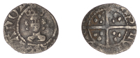 Henry IV (1399-1413), Light coinage, Halfpenny, Type 5, London, no marks by crown, narrow bust, 0.42g/8h (Withers...