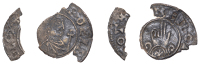 Æthelred II (978-1016), Penny, Benediction Hand type, Totnes, uncertain moneyer (possible Hunewine), [––]ne mo...