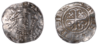 Stephen (1135-1154), Penny, Cross Moline type [BMC I], Dunwich Paien, paen : on : dedvn, 1.09g/9h (Allen –; Mack...