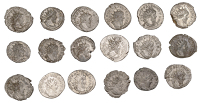 Postumus (259-268), Antoninianus, Lugdunum, 260-9, radiate and draped bust right, rev. Felicitas, draped, standing...