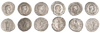 Gordian III (238-244), Antoninianus, 243-44, radiate, draped and cuirassed bust right, rev. Felicitas, draped,...