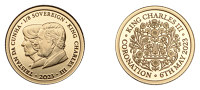 Tristan da Cunha, Charles III, One-Eighth-Sovereign, 2023. Mint state 	 £100-£120