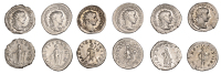 Gordian III (238-244), Antoninianus, Antioch, 242-44, radiate and cuirassed bust seen from behind, rev. Gordian III,...
